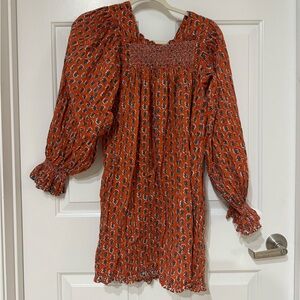 DOEN floral mini print dress